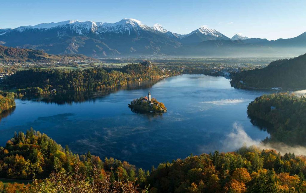 water line coast Slovenia
