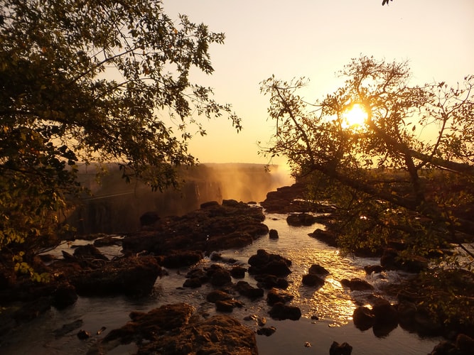 Victoria falls in zambia