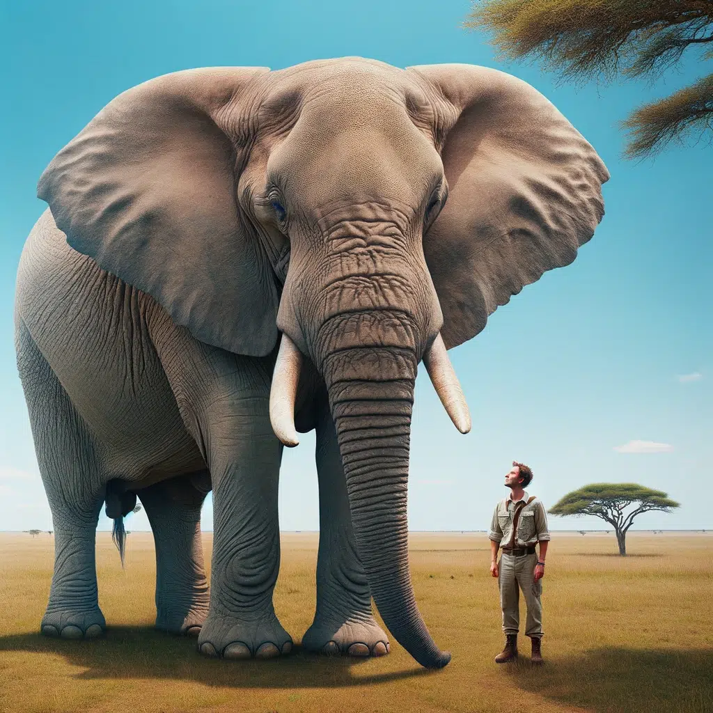 This is the Largest Elephant 'Giant of Angola' Ever Recorded (15,000  pounds) - Animals Around The Globe
